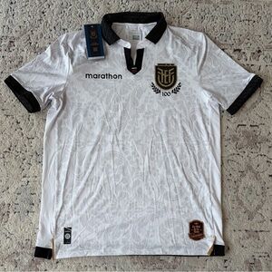 Marathon Authentic Ecuador 100 Years Edition Centenario White Jersey Men’s Sz: L